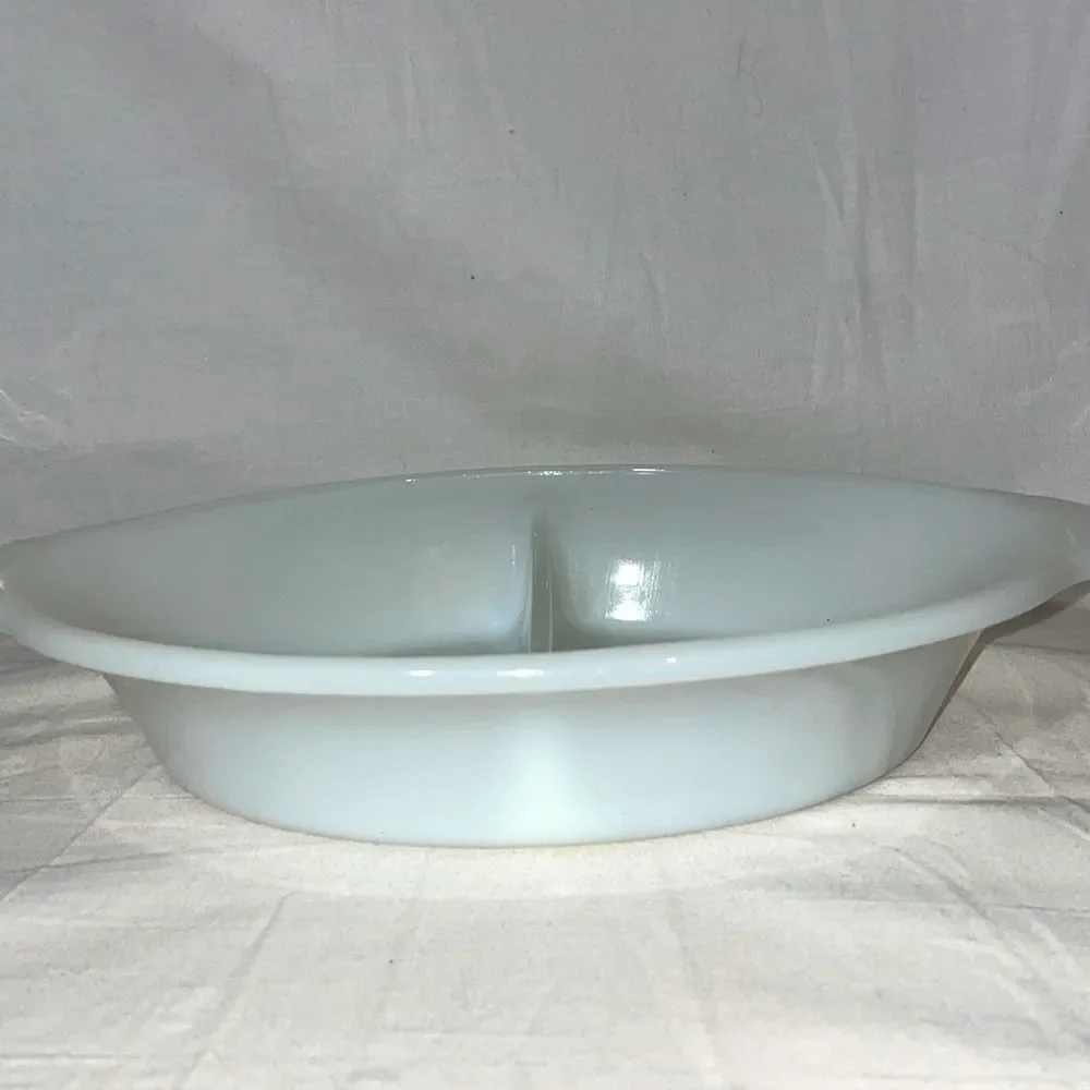 King Fire Vintage Divided Casserole Dish